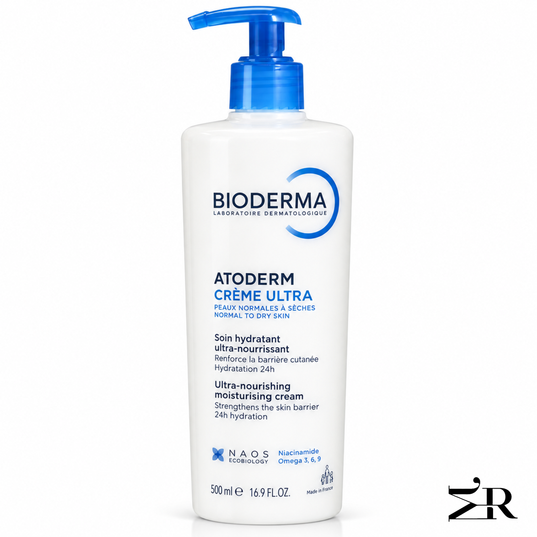کرم مرطوب ‌کننده صورت و بدن بایودرما اتودرم کرم اولترا  Atoderm Crème Ultra  حجم ۵۰۰ میلی‌ لیتر
